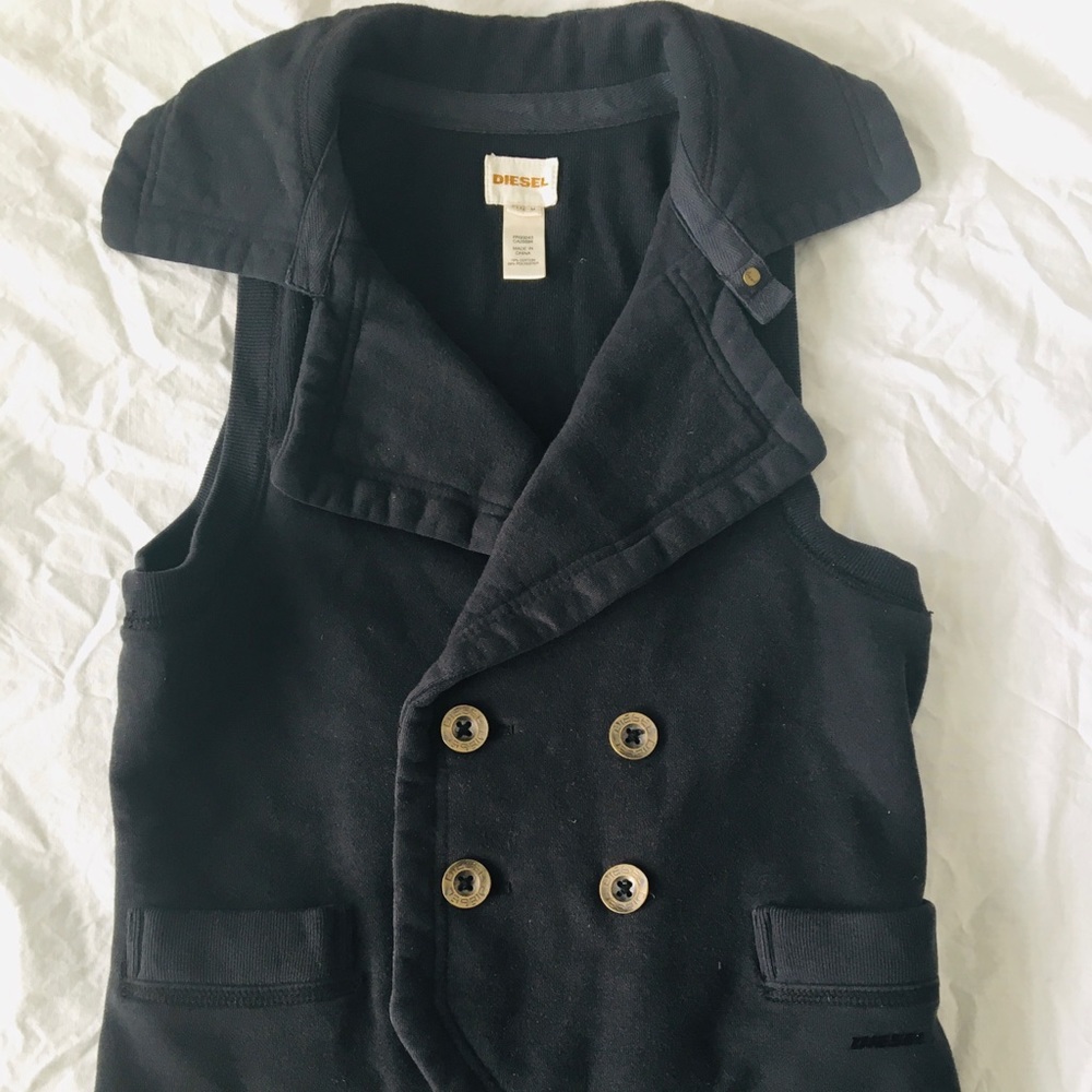 NEW Diesel Sweatshirt Vest